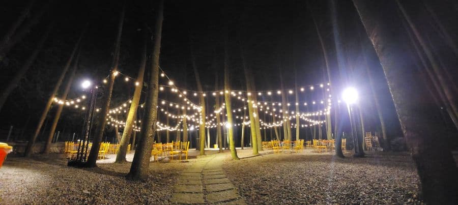 LED 黃光燈串(10米 / 20米 / 50米 / 100米) 實際案例