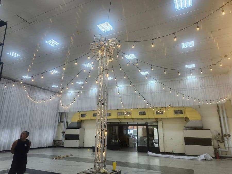LED 黃光燈串(10米 / 20米 / 50米 / 100米) 實際案例
